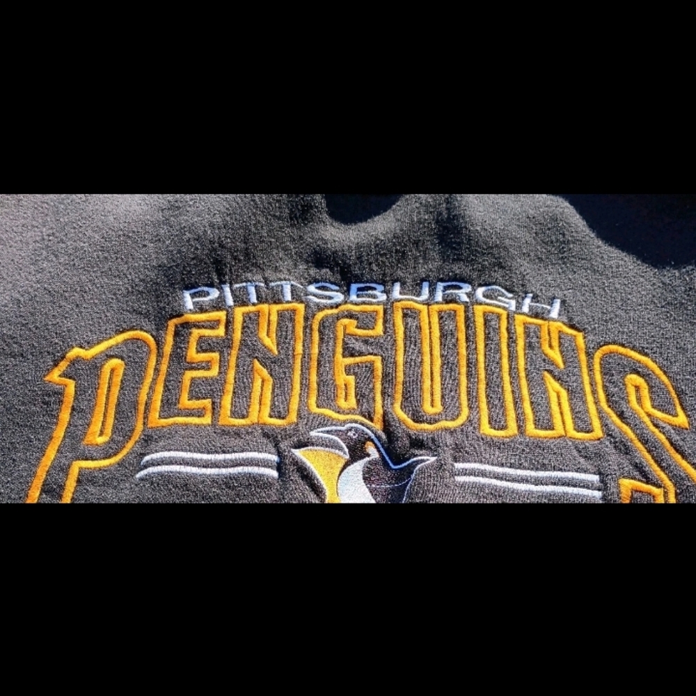 Pittsburgh Penguins Vintage Hockey Men's Sweatshirt Size XL - Picture 5 of 5